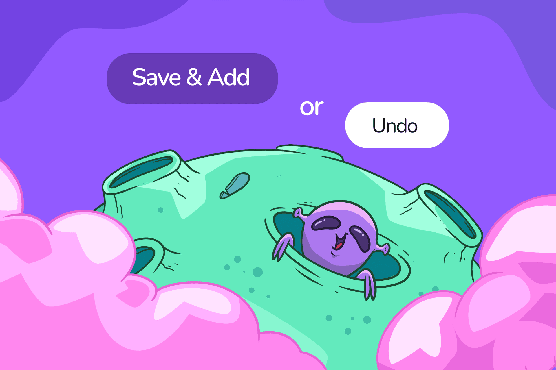 Boutons « Enregistrer & Ajouter » et « Annuler » dans le Constructeur de Custom Progress Bar