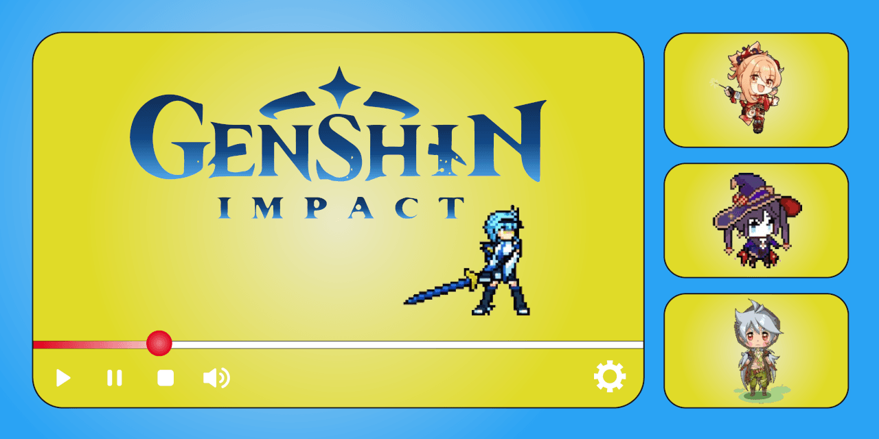 Genshin Impact Progress Bar Collection for YouTube