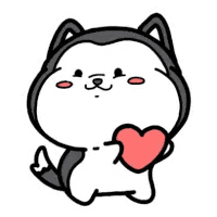 Cute Husky Love