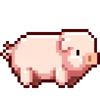 Cute Pig Pixel