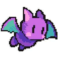 Cute Purple Bat