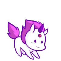 Cute Purple Unicorn