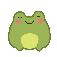 Cute Smiling Frog