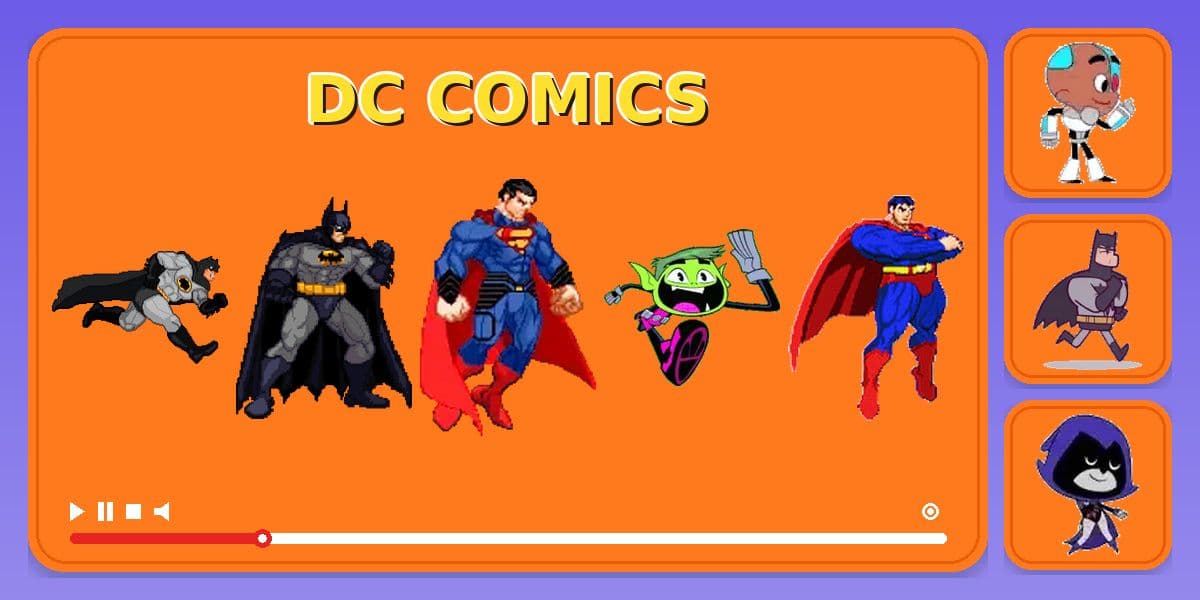 DC Comics collection cover - custom-progressbar.com - custom-progressbar.com