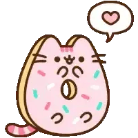 Donut Pusheen Love