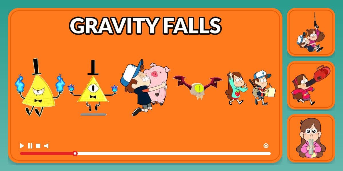 Gravity Falls collection cover - custom-progressbar.com - custom-progressbar.com
