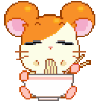 Hamtaro Eats Ramen