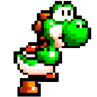 Mario Pixel Yoshi
