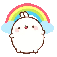 Molang and Rainbow