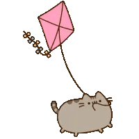 Pusheen with Kite