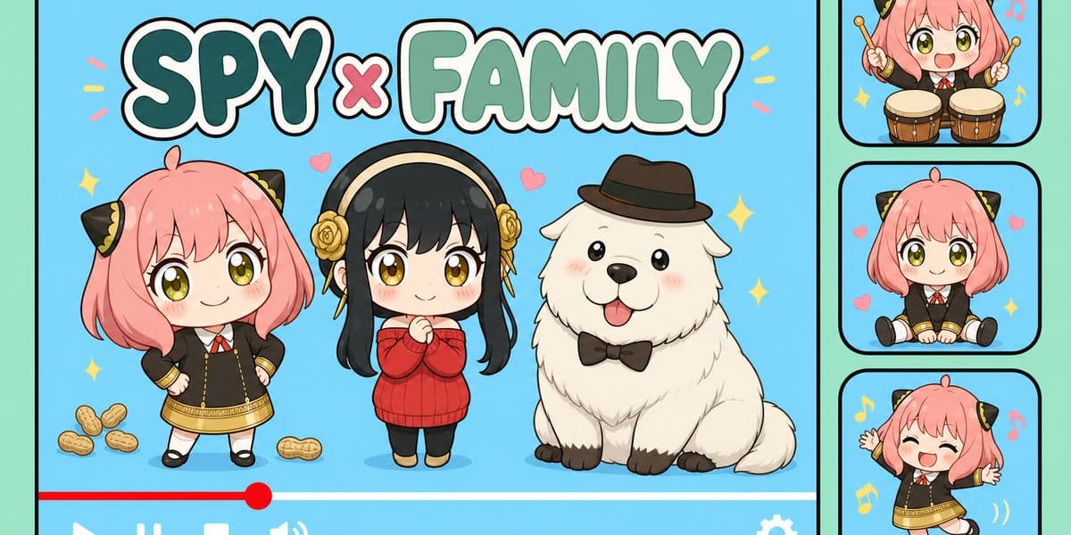 Spy x Family collection cover - custom-progressbar.com - custom-progressbar.com
