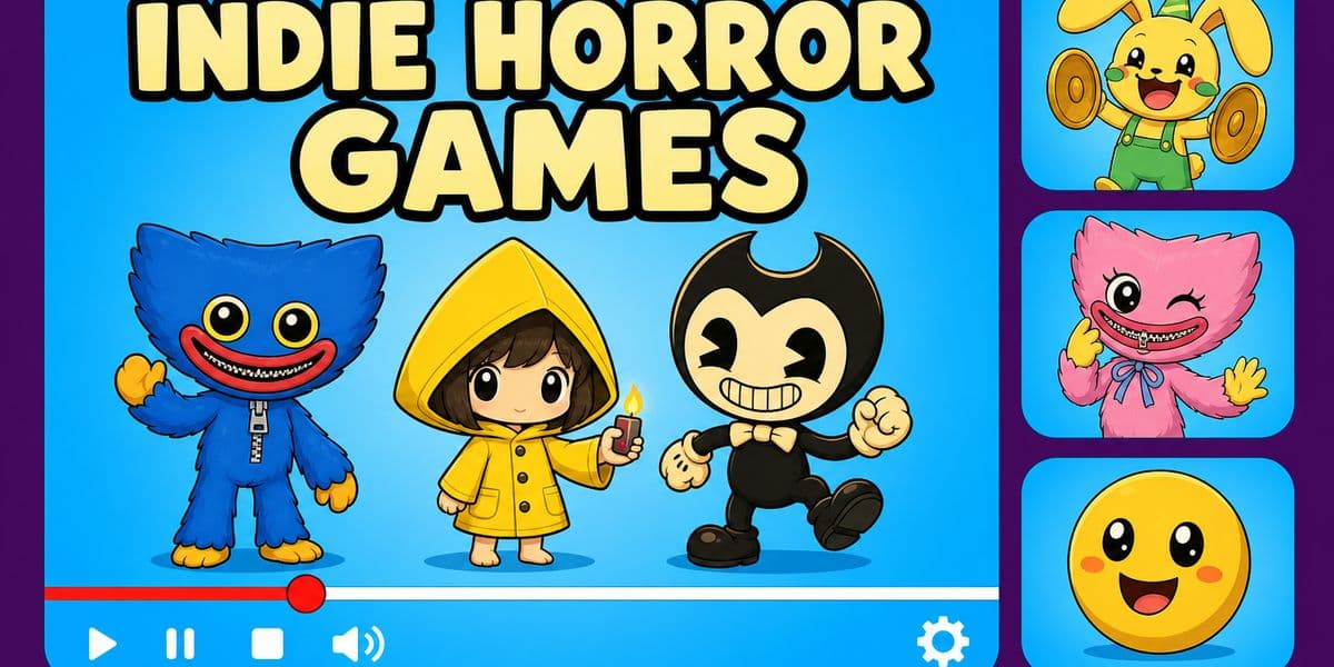 Indie Horror Games collection cover - custom-progressbar.com - custom-progressbar.com