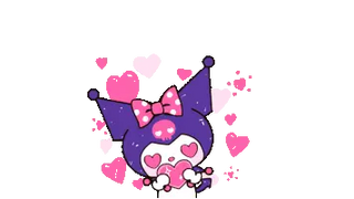 Sanrio Kuromi with Hearts