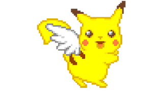 Pokémon Pikachu Angel Pixel