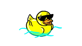 Rubber Duck in Sunglasses