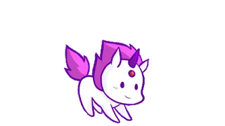 Cute Purple Unicorn