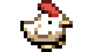 Cute Chicken Running Pixel