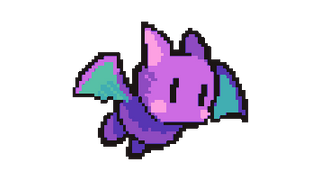 Cute Purple Bat
