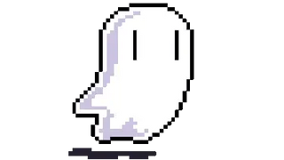 Cute Pixel Ghost