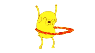 Adventure Time Jake Happy Hula Hoop