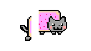 Glitch Nyan Cat Meme