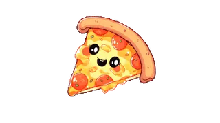 Cute Slice of Pizza