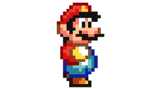 Super Mario Pixel Running