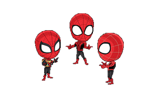 Spider-Man Pointing at Spider-Man Chibi Meme