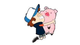 Gravity Falls Dipper with Waddles