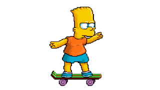 The Simpsons Skater Bart