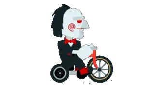Saw Billy the Puppet on Tricycle