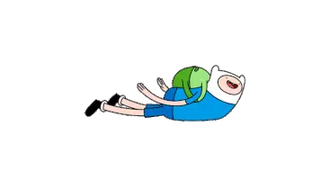 Adventure Time Finn Belly Slide