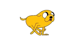 Adventure Time Jake Running
