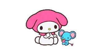 Sanrio My Melody and Blue Mouse
