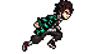 Demon Slayer Pixel Tanjiro Kamado Run