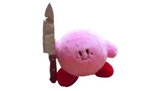 Kirby with a Knife Meme