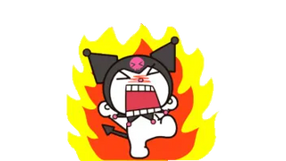 Sanrio Kuromi on Fire